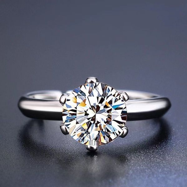 live live imitation of mosangshi luxury s925 one carat diamond ring props wedding, Black
live live imitation of mosangshi luxury s925 one carat diamond ring props wedding, Black