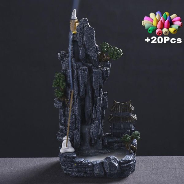 fragrance lamps 20 incense cones waterfall backflow burner zen yoga tea room decoration micro landscape stick holder ashtray
fragrance lamps 20 incense cones waterfall backflow burner zen yoga tea room decoration micro landscape stick holder ashtray