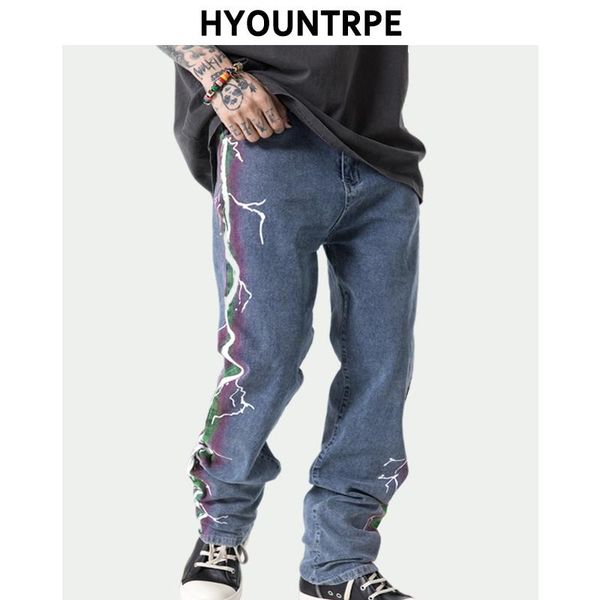 high street fashion side printed denim jeans pants mens zipper straight biker trouser hip hop harajuku streetwear joggers men's, Blue
high street fashion side printed denim jeans pants mens zipper straight biker trouser hip hop harajuku streetwear joggers men's, Blue