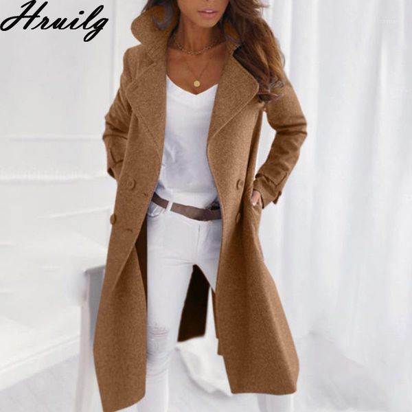 women's wool & blends plus size s-5xl long coats for women solid color fashion pockets casual elegant woolen coat autumn winter jackets, Black
women's wool & blends plus size s-5xl long coats for women solid color fashion pockets casual elegant woolen coat autumn winter jackets, Black
