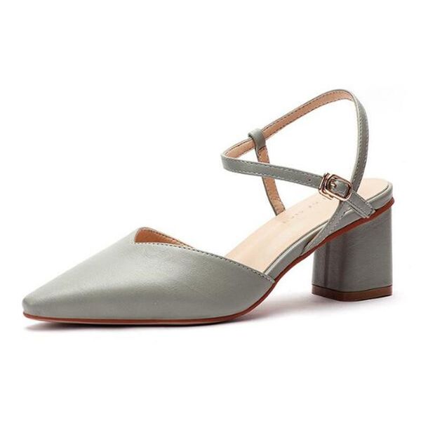 women sandals high heels summer shoes silk buckle strap 6cm thick pointed toe shallow back black
women sandals high heels summer shoes silk buckle strap 6cm thick pointed toe shallow back black