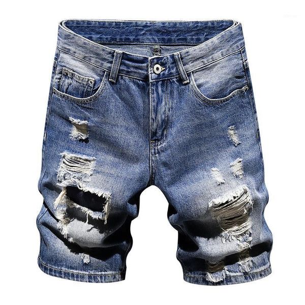 men's shorts 2021 summer thin section ripped denim korean trendy brand loose five-point youth stretch pants, White;black
men's shorts 2021 summer thin section ripped denim korean trendy brand loose five-point youth stretch pants, White;black