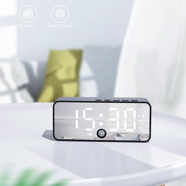 portable speakers multifunction mirror led digital alarm clock wireless bluetooth-compatible speaker music stereo sound fm radio
portable speakers multifunction mirror led digital alarm clock wireless bluetooth-compatible speaker music stereo sound fm radio