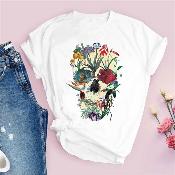 men graphic fashion horror mens cute floral short sleeve print lady tees clothing female shirt, White;black
men graphic fashion horror mens cute floral short sleeve print lady tees clothing female shirt, White;black