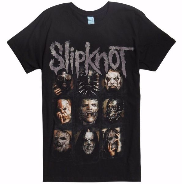 slipknot masks t-shirt new authentic & licensed front & back design, White;black
slipknot masks t-shirt new authentic & licensed front & back design, White;black