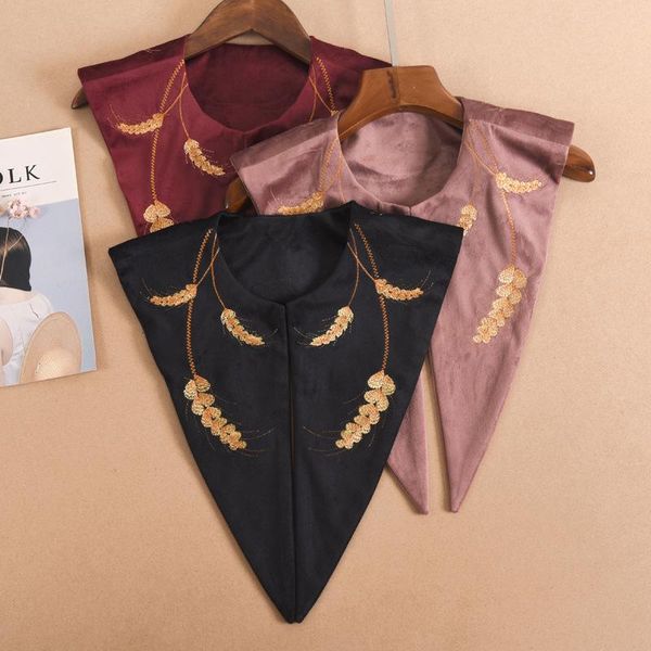 bow ties fashion floral embroidery fake collars for women sweater blouse formal suit false collar shawl decorative detachable, Black;gray
bow ties fashion floral embroidery fake collars for women sweater blouse formal suit false collar shawl decorative detachable, Black;gray