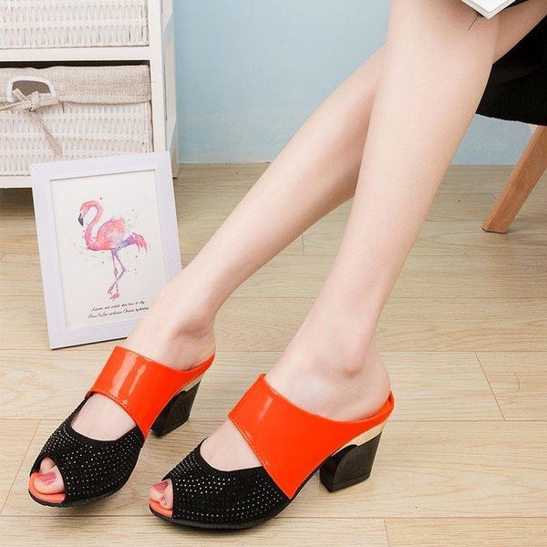 slippers summer slippers, high heels, fish mouth sandals, thick non-slip flip flops, middle mother shoes and women's, Black
slippers summer slippers, high heels, fish mouth sandals, thick non-slip flip flops, middle mother shoes and women's, Black