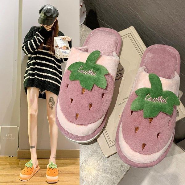 slippers autumn winter faux fur mules women shoes fruit straberry round toe ladies woman furry hairy slides uscr, Black
slippers autumn winter faux fur mules women shoes fruit straberry round toe ladies woman furry hairy slides uscr, Black