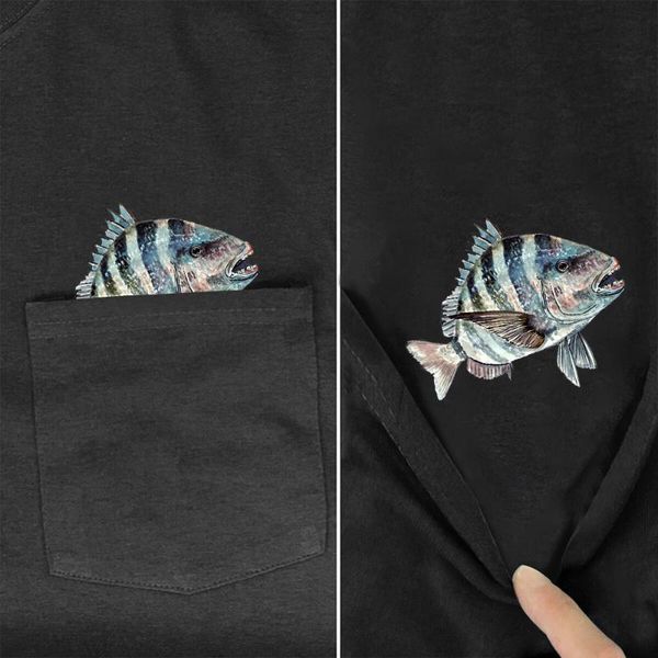men's t-shirts california sheephead fishing pocket cotton t-shirt fashion printed men shirt summer funny black pure harajuku, White;black
men's t-shirts california sheephead fishing pocket cotton t-shirt fashion printed men shirt summer funny black pure harajuku, White;black
