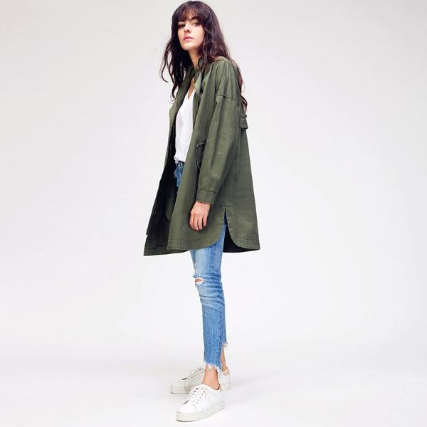women's trench coats windbreaker 2021 autumn winter british fashion style cotton overcoat stand collar zipper long sleeved casual coat, Tan;black
women's trench coats windbreaker 2021 autumn winter british fashion style cotton overcoat stand collar zipper long sleeved casual coat, Tan;black
