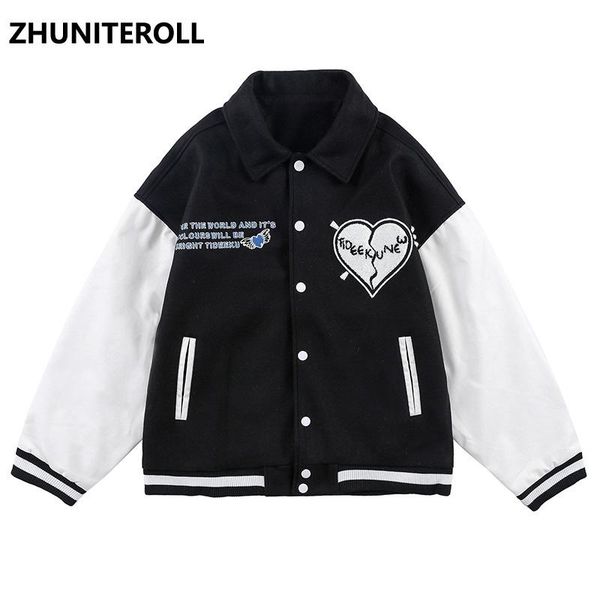 men's jackets 2021 harajuku patchwork jacket men broken heart letter bomber fashion baseball coats streetwear windbreaker college, Black;brown
men's jackets 2021 harajuku patchwork jacket men broken heart letter bomber fashion baseball coats streetwear windbreaker college, Black;brown
