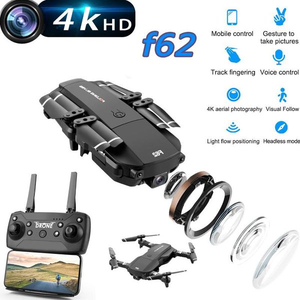 

est mini drone 4k wifi hd wide angle camera rc optical flow gesture control follow quadcopter back to shcool toy drones