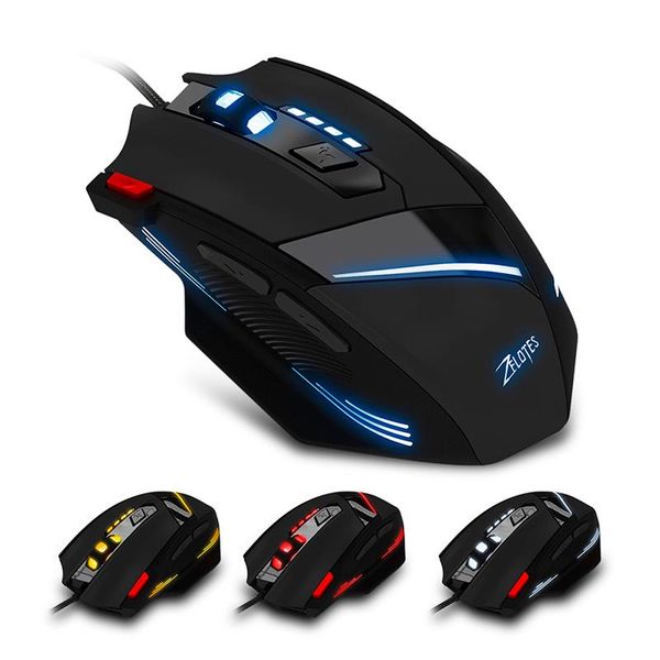 mice y8ad zelotes-7 button optical usb wired 7200 dpi adjustable professional gaming mouse
mice y8ad zelotes-7 button optical usb wired 7200 dpi adjustable professional gaming mouse