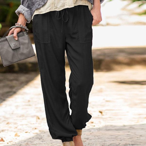 women's pants & capris solid color pocket elastic waist sweat women clothes summer streetwear casual ladies long trousers, Black;white
women's pants & capris solid color pocket elastic waist sweat women clothes summer streetwear casual ladies long trousers, Black;white