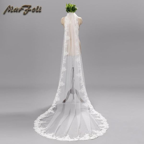 bridal veils 2021 luxury white/ivory cathedral wedding veil 2.7m long with comb accessories veu de noiva v017, Black 
bridal veils 2021 luxury white/ivory cathedral wedding veil 2.7m long with comb accessories veu de noiva v017, Black