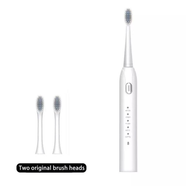 Smart Electric Toothbrush Usb Charging Adult Waterproof Automatic Ultrasonic With 2 Brush Heads Low Noise Men And Women
Smart Electric Toothbrush Usb Charging Adult Waterproof Automatic Ultrasonic With 2 Brush Heads Low Noise Men And Women