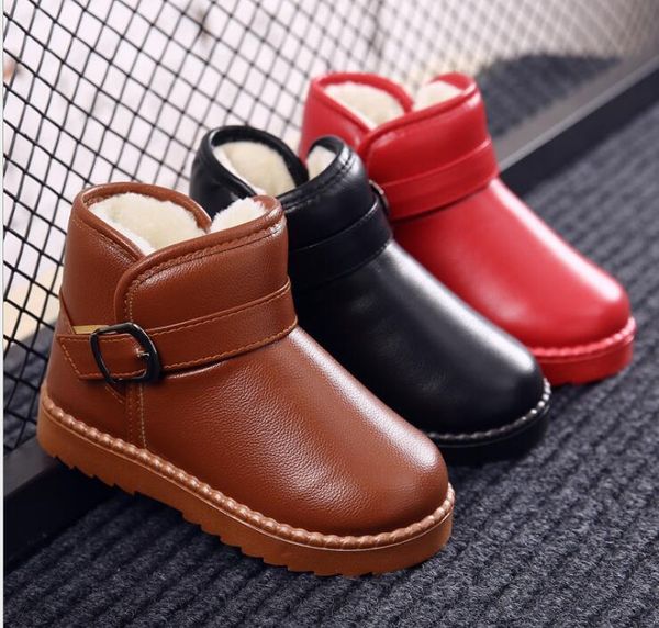 winter fashion children plus fleece snow boots baby warm boys' solid color leather ankle girls' cotton, Black;grey
winter fashion children plus fleece snow boots baby warm boys' solid color leather ankle girls' cotton, Black;grey