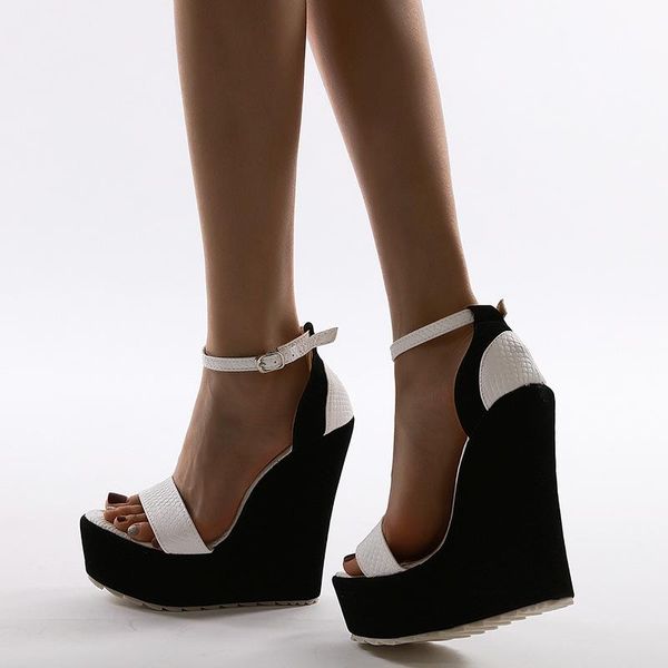 sandals heels women 2021 summer open toe ankle strap platform wedges gladiator ladies shoes peep waterproof height increasing, Black
sandals heels women 2021 summer open toe ankle strap platform wedges gladiator ladies shoes peep waterproof height increasing, Black