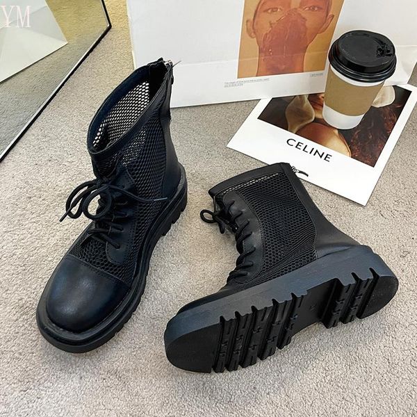 boots 2021 women autumn cool brand ankle lace up shoes mesh motorcycle platform ladies casual fashion footwear pu wedges, Black
boots 2021 women autumn cool brand ankle lace up shoes mesh motorcycle platform ladies casual fashion footwear pu wedges, Black