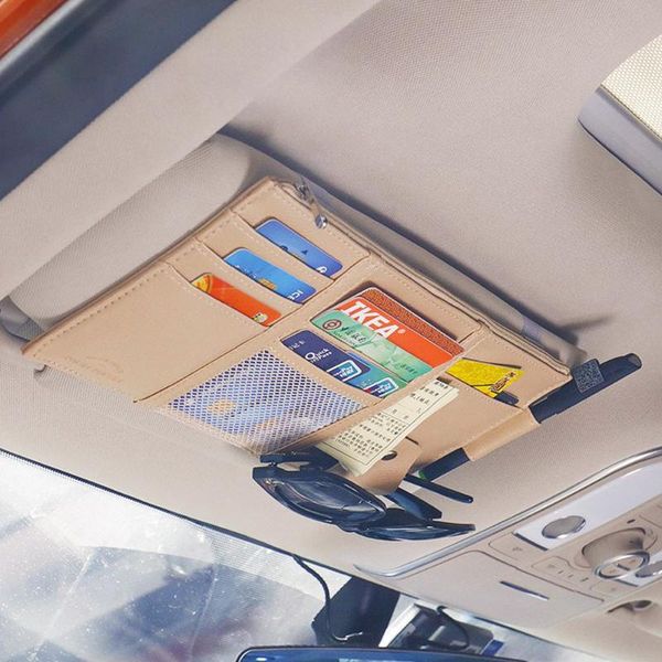 car organizer leather sun visor pocket auto sunshade clip storage bags card cash sunglasses holder stowing tidying accessories
car organizer leather sun visor pocket auto sunshade clip storage bags card cash sunglasses holder stowing tidying accessories