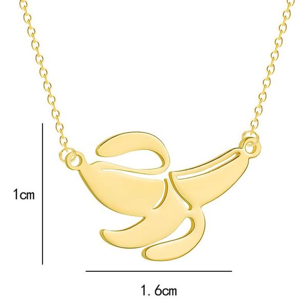 pendant necklaces 2021 fashion jewelry on the neck banana women couple cute fruit pendants stainless steel gold chains, Silver
pendant necklaces 2021 fashion jewelry on the neck banana women couple cute fruit pendants stainless steel gold chains, Silver