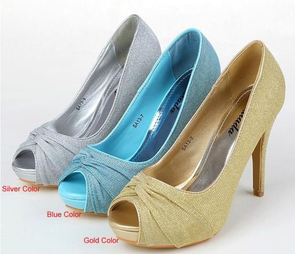 woman high-heeled shoes peep toe platform fashion formal dress wedding silver/gold/blue color, Black
woman high-heeled shoes peep toe platform fashion formal dress wedding silver/gold/blue color, Black