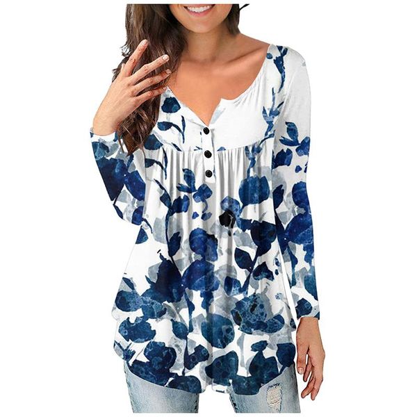 women's blouses & shirts vintage floral print women blouse 2021 autumn fashion v neck long sleeve ladies office elegant casual loose pu, White
women's blouses & shirts vintage floral print women blouse 2021 autumn fashion v neck long sleeve ladies office elegant casual loose pu, White