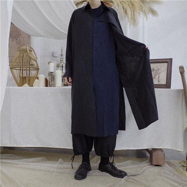 6xl oversized men's shirts 2021 the design cotton linen double layer black and blue patchwork long shirt jacket casual, White;black
6xl oversized men's shirts 2021 the design cotton linen double layer black and blue patchwork long shirt jacket casual, White;black