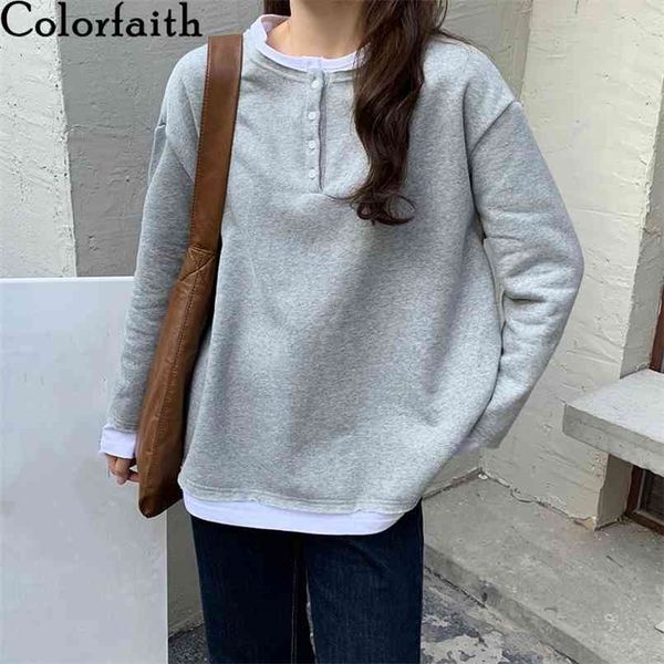 spring autumn women sweatshirts pullovers oversized fake two pieces korean pop wild jumper lady ss3891 210427, Black
spring autumn women sweatshirts pullovers oversized fake two pieces korean pop wild jumper lady ss3891 210427, Black