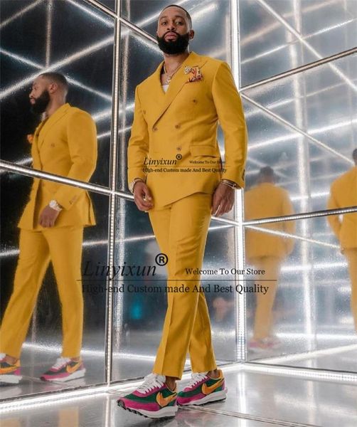 men's suits & blazers casual yellow mens peaked lapel business tailored wedding tuxedo groom 2 pieces sets terno masculino jacket pants, White;black
men's suits & blazers casual yellow mens peaked lapel business tailored wedding tuxedo groom 2 pieces sets terno masculino jacket pants, White;black