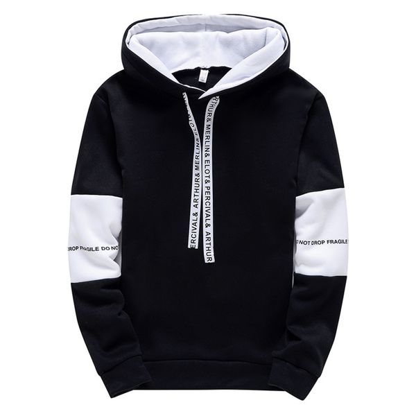 Men's long sved Hoodie, lettered casual sweater, hip-hop sweatshirt, novelty in spring, Black
Men's long sved Hoodie, lettered casual sweater, hip-hop sweatshirt, novelty in spring, Black