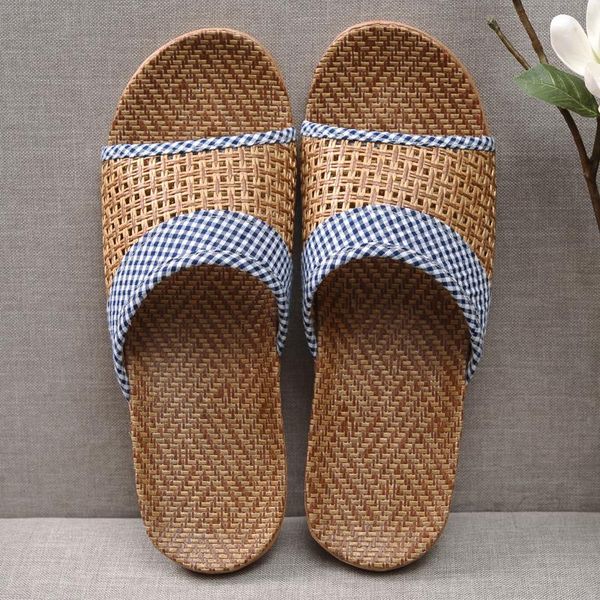 slippers rattan summer men and women home couple linen indoor cute floor sandals, Black
slippers rattan summer men and women home couple linen indoor cute floor sandals, Black