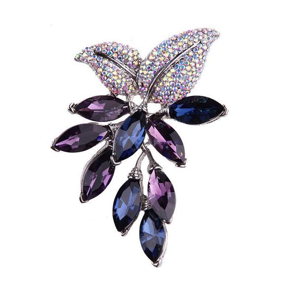 pins, brooches elegant leaves bouquets purple rhinestones crystal leaf brooch for women wedding pin fashion jewelry gift accessories, Gray
pins, brooches elegant leaves bouquets purple rhinestones crystal leaf brooch for women wedding pin fashion jewelry gift accessories, Gray
