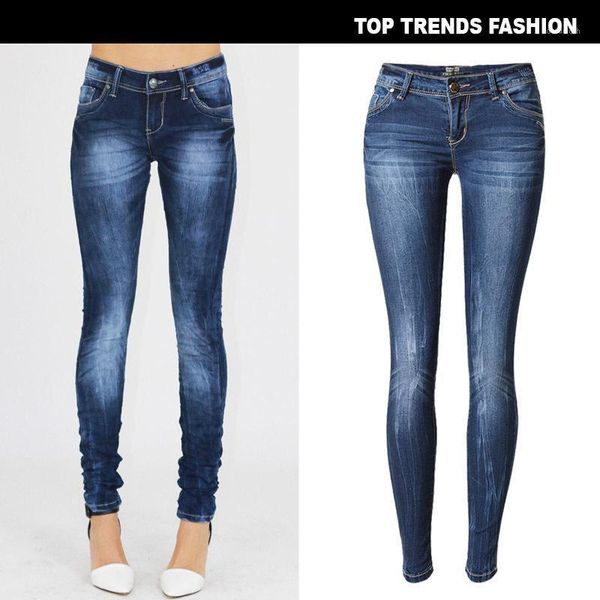 spring european and american women's dress tie rinse water low waist slim elastic jeans leggings are big size, Blue
spring european and american women's dress tie rinse water low waist slim elastic jeans leggings are big size, Blue