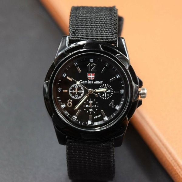 wristwatches fashion casual gemius watch men nylon strap sport military army quratz male clock montre homme, Slivery;brown
wristwatches fashion casual gemius watch men nylon strap sport military army quratz male clock montre homme, Slivery;brown