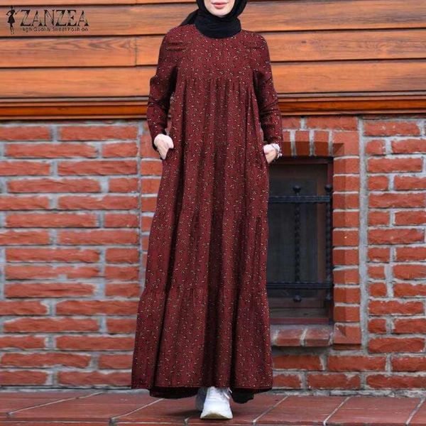 ethnic clothing fashion retro floral print muslim dress sarafans 2022 autumn dubai abaya long kaftan casual cotton linen ruffle, Red
ethnic clothing fashion retro floral print muslim dress sarafans 2022 autumn dubai abaya long kaftan casual cotton linen ruffle, Red