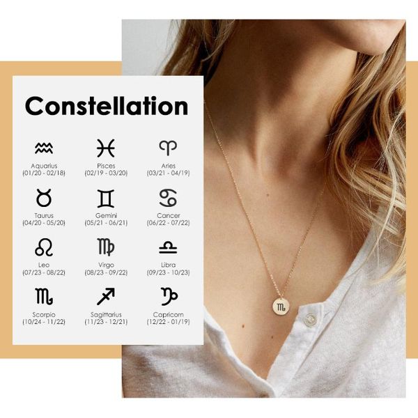 visunion trendy necklace personalized 316l stainless steel gold silver color constellation style jewelry chains
visunion trendy necklace personalized 316l stainless steel gold silver color constellation style jewelry chains