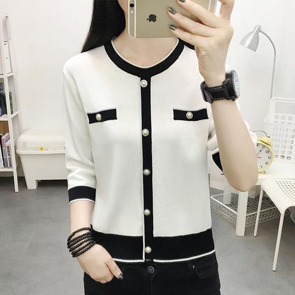 women's sweaters autumn spring style women knitted pullover lady casual turn-down collar sweater zz0961, White;black
women's sweaters autumn spring style women knitted pullover lady casual turn-down collar sweater zz0961, White;black