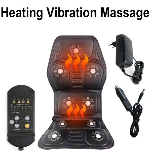 electric 9 motor portable heating vibrating back massager chair in cussion car home office lumbar neck mattress pain relief mat
electric 9 motor portable heating vibrating back massager chair in cussion car home office lumbar neck mattress pain relief mat