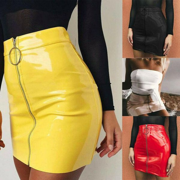 skirts arrival women skirt zipper pu leather pencil high waist mini bodycon office lady 5 colors, Black
skirts arrival women skirt zipper pu leather pencil high waist mini bodycon office lady 5 colors, Black