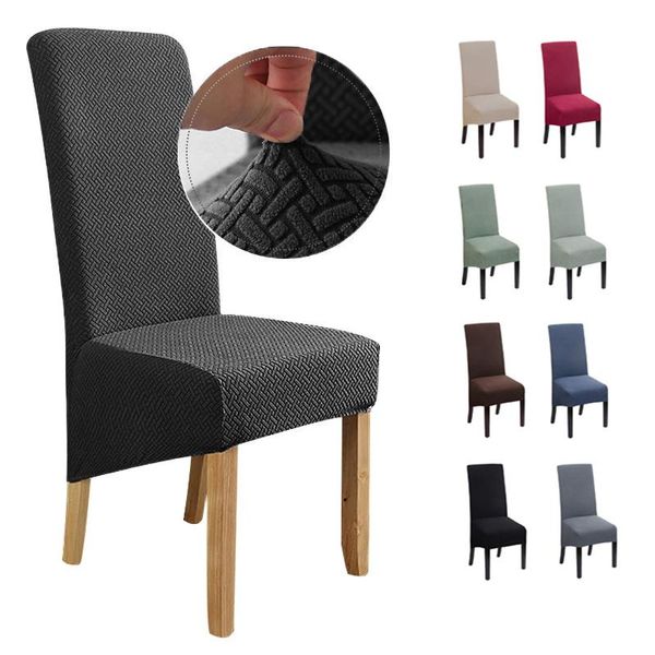 chair covers 1/2/4/6 pcs big size jacquard elastic cover with back for wedding banquet living room anti-dirty protector
chair covers 1/2/4/6 pcs big size jacquard elastic cover with back for wedding banquet living room anti-dirty protector