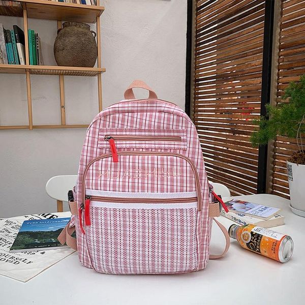 backpack 2021 college style soft fabric student bag fashion plaid large capacity travel backpacks shoulder for girl women
backpack 2021 college style soft fabric student bag fashion plaid large capacity travel backpacks shoulder for girl women
