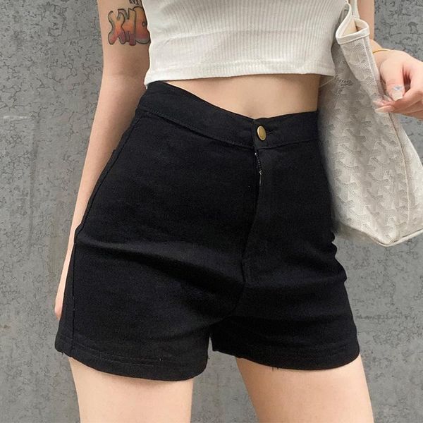 women's jeans solid stretchy shorts women summer high waist slim button zipper black denim pants streetwear casual package hip, Blue
women's jeans solid stretchy shorts women summer high waist slim button zipper black denim pants streetwear casual package hip, Blue