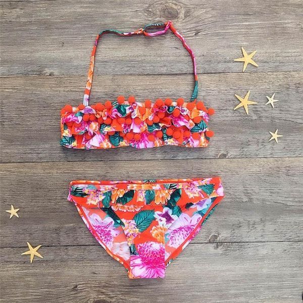 flower kids bikini fashion children girl hairball ruched set lovely sweet print swimwear summer swimsuit bathing clothes, Black
flower kids bikini fashion children girl hairball ruched set lovely sweet print swimwear summer swimsuit bathing clothes, Black