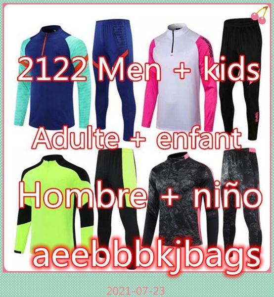 2021 men + kids jogging football training tracksuit kits 2122 real madrid survetement foot soccer futbol chandal sportswear, Black
2021 men + kids jogging football training tracksuit kits 2122 real madrid survetement foot soccer futbol chandal sportswear, Black