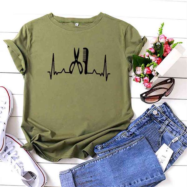 hairstylist heartbeat graphic summer t shirts women cotton casual funny tshirt women loose tee shirt femme black white 210406
hairstylist heartbeat graphic summer t shirts women cotton casual funny tshirt women loose tee shirt femme black white 210406