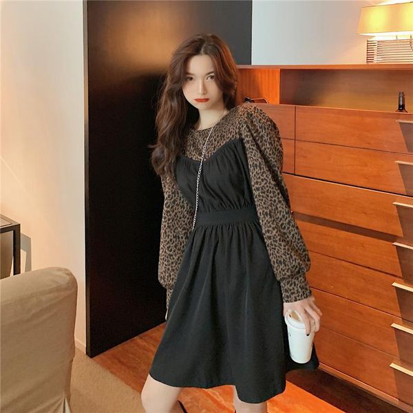 casual dresses coigarsam fashion women dress spring office lady french korea style patchwork full sleeve leopard gray 1266, Black;gray
casual dresses coigarsam fashion women dress spring office lady french korea style patchwork full sleeve leopard gray 1266, Black;gray