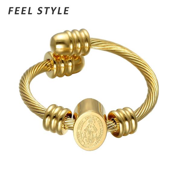 cluster rings personality stainless steel engraved virgin mary pattern wire for women our lady finger jewelry love gift, Golden;silver
cluster rings personality stainless steel engraved virgin mary pattern wire for women our lady finger jewelry love gift, Golden;silver