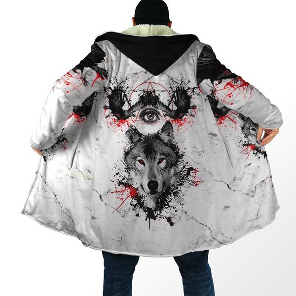 men's trench coats fashion winter hooded cloak animal love wolf 3d printed fleece coat full casual thick warm, Tan;black
men's trench coats fashion winter hooded cloak animal love wolf 3d printed fleece coat full casual thick warm, Tan;black