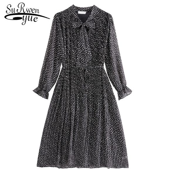 korean chiffon women dress elegant ladies vintage long sleeve casual a-line knee-length print vestidos clothing 8636 50 210521, Black;gray
korean chiffon women dress elegant ladies vintage long sleeve casual a-line knee-length print vestidos clothing 8636 50 210521, Black;gray